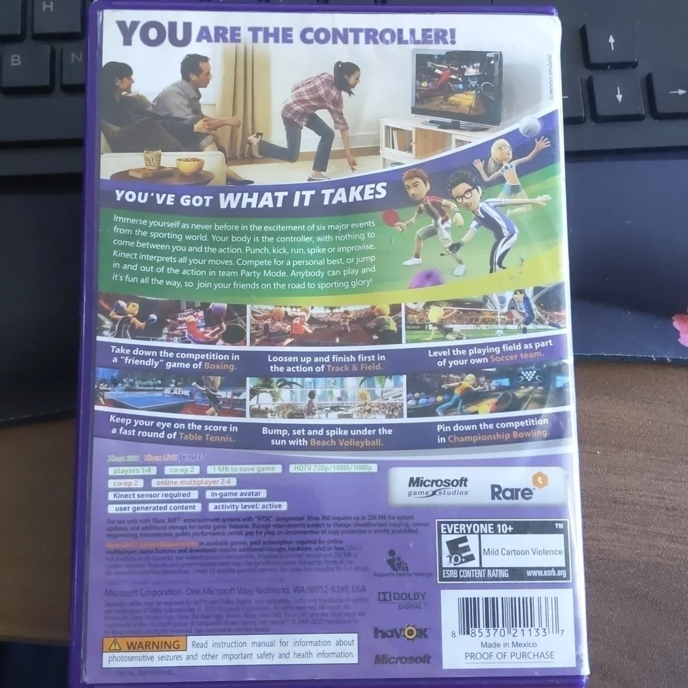 Kinect sports Xbox 360 game